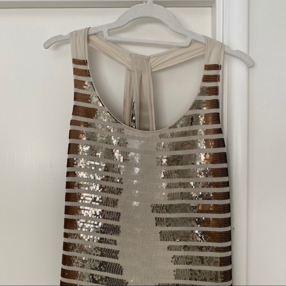 BCBGMaxazria Amarel Sequined Maxi Dress - Picture 3 of 10